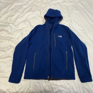 The North Face Men's Royal Blue Hooded Fleece Jacket